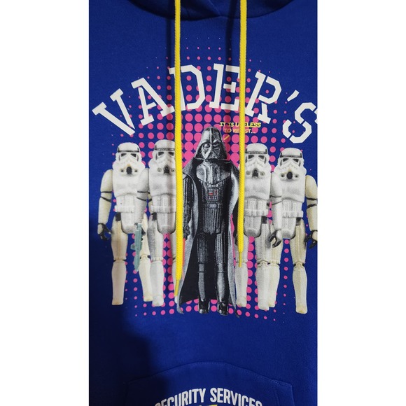 star wars Vader blue hoodie size small men - Picture 3 of 7